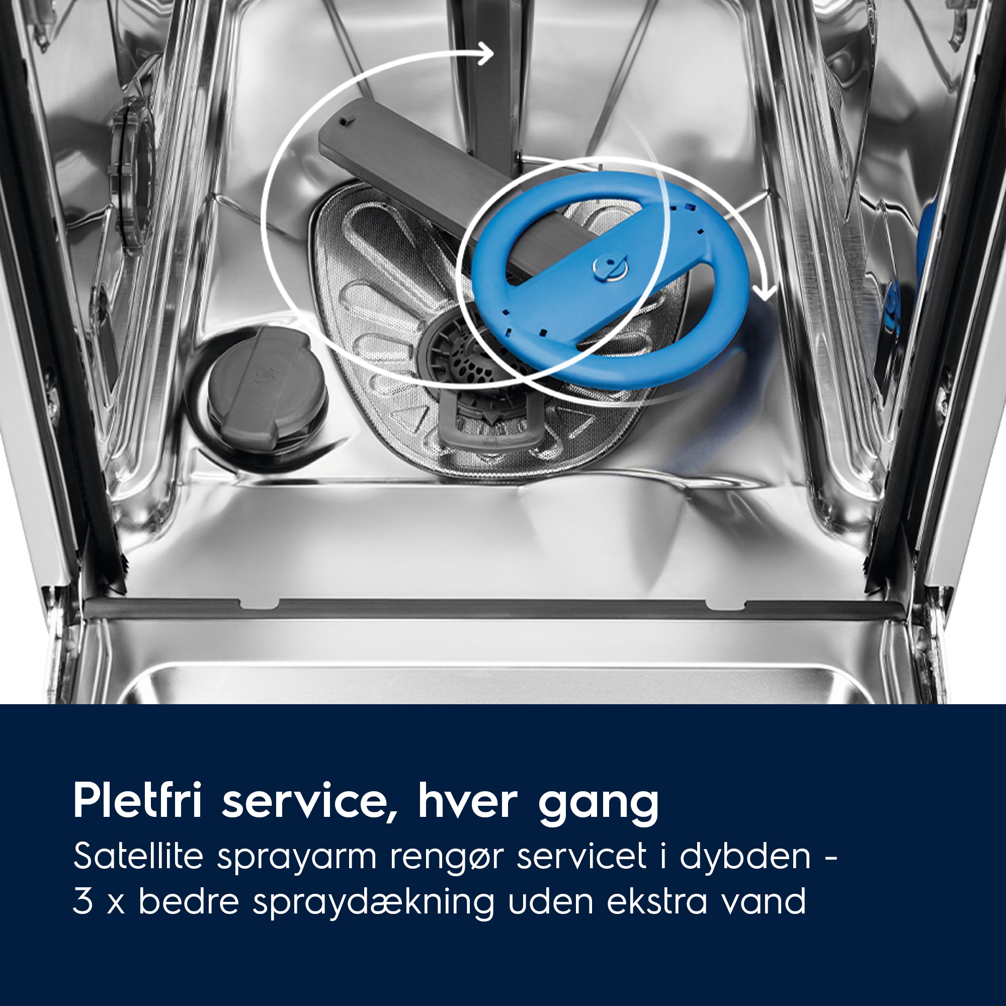 Electrolux - Fritstående opvaskemaskine 45-60 cm - ESG89310UW